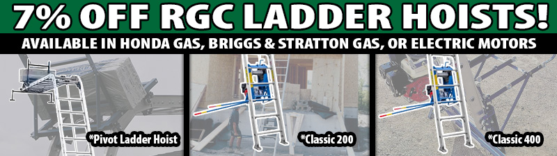 RGC Ladder Hoists Promotion