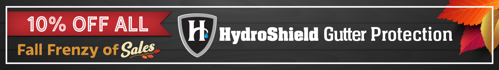 HydroShield Gutter Guard Week 2 Black Friday Deals