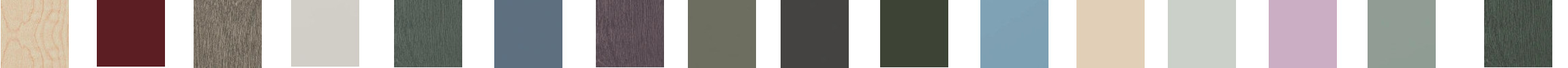 Cabinet color swatches