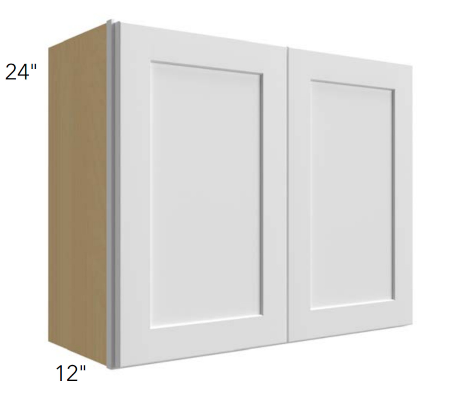 Fabuwood Allure Galaxy Truffle - 24 inch High Double Door Wall Cabinet