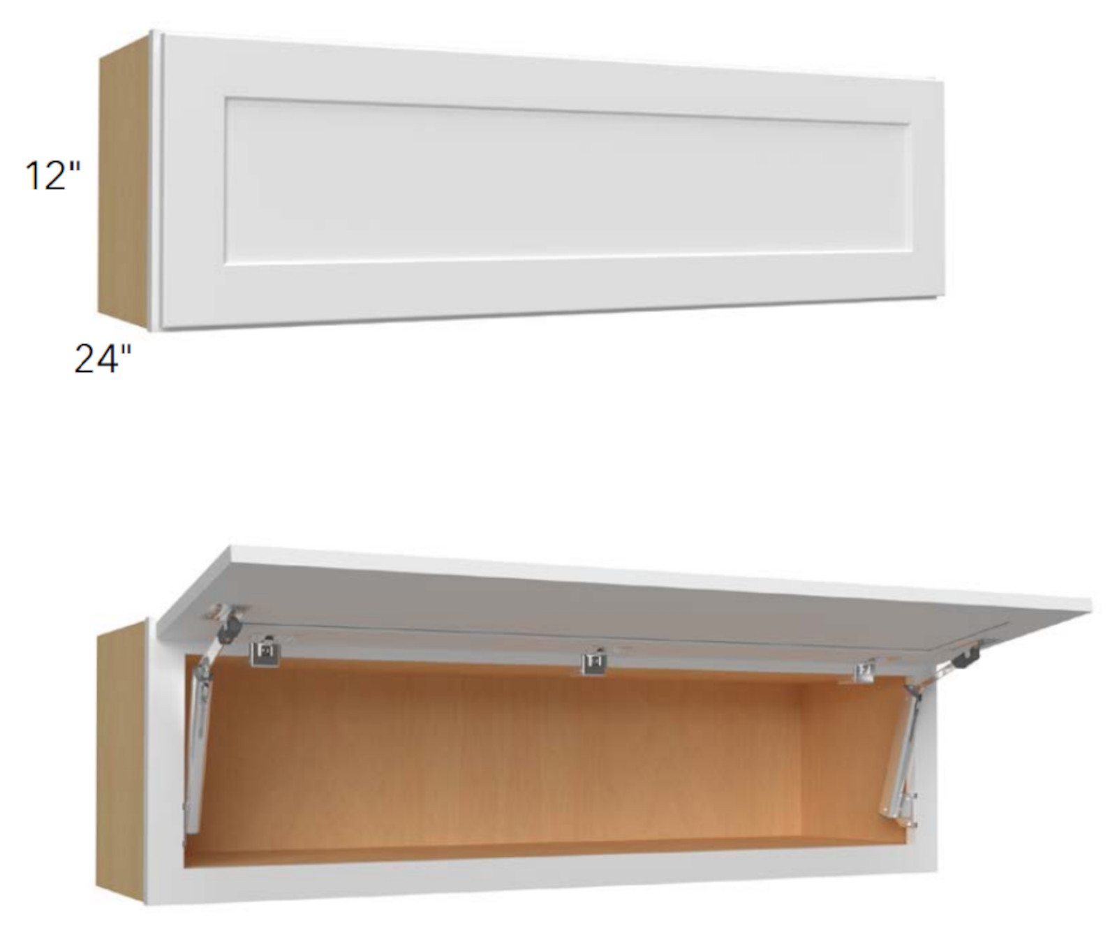 Fabuwood Allure Galaxy Truffle - Lift Up Wall Cabinet