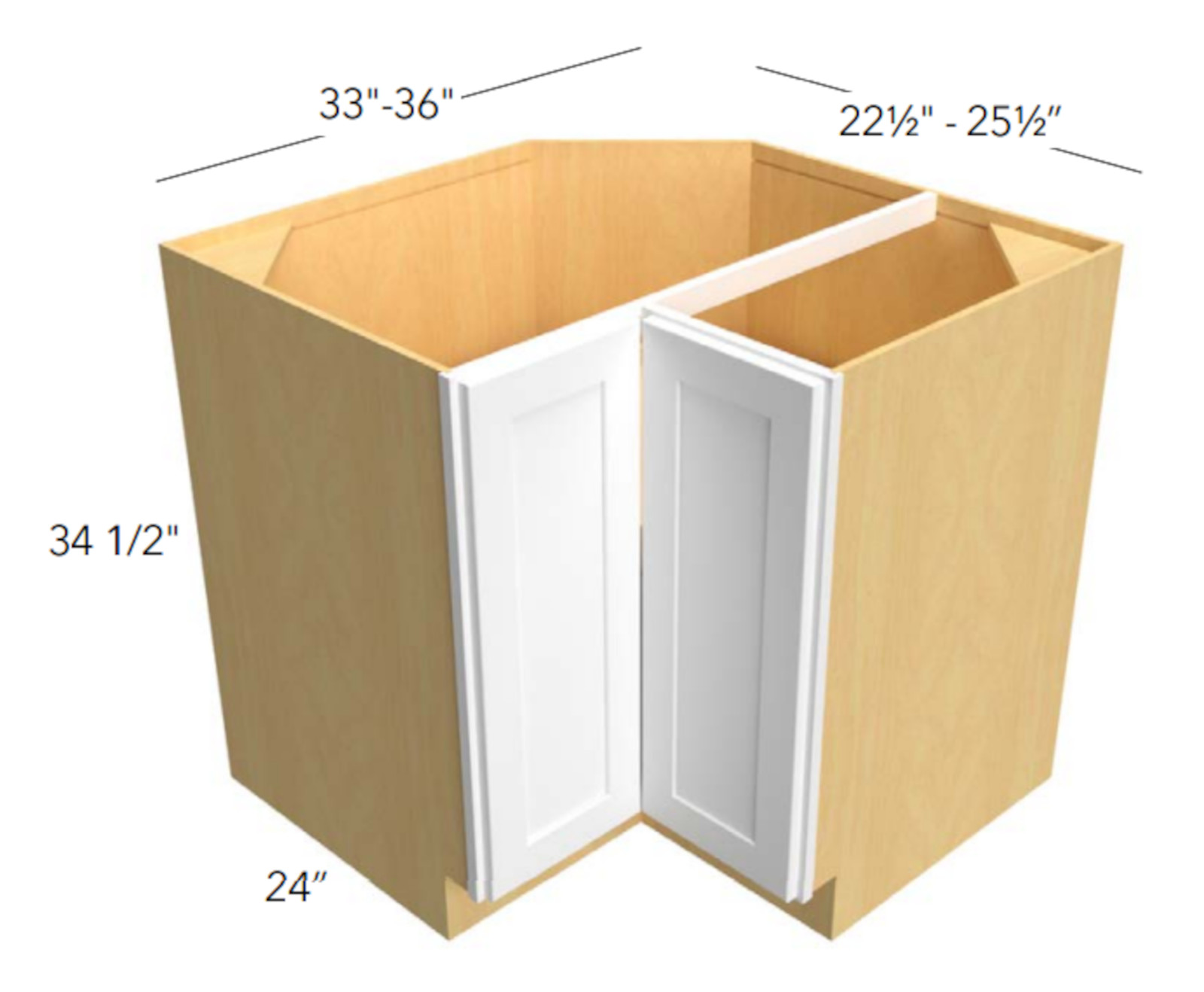 Fabuwood Allure Galaxy Truffle - Easy Reach Base Cabinets