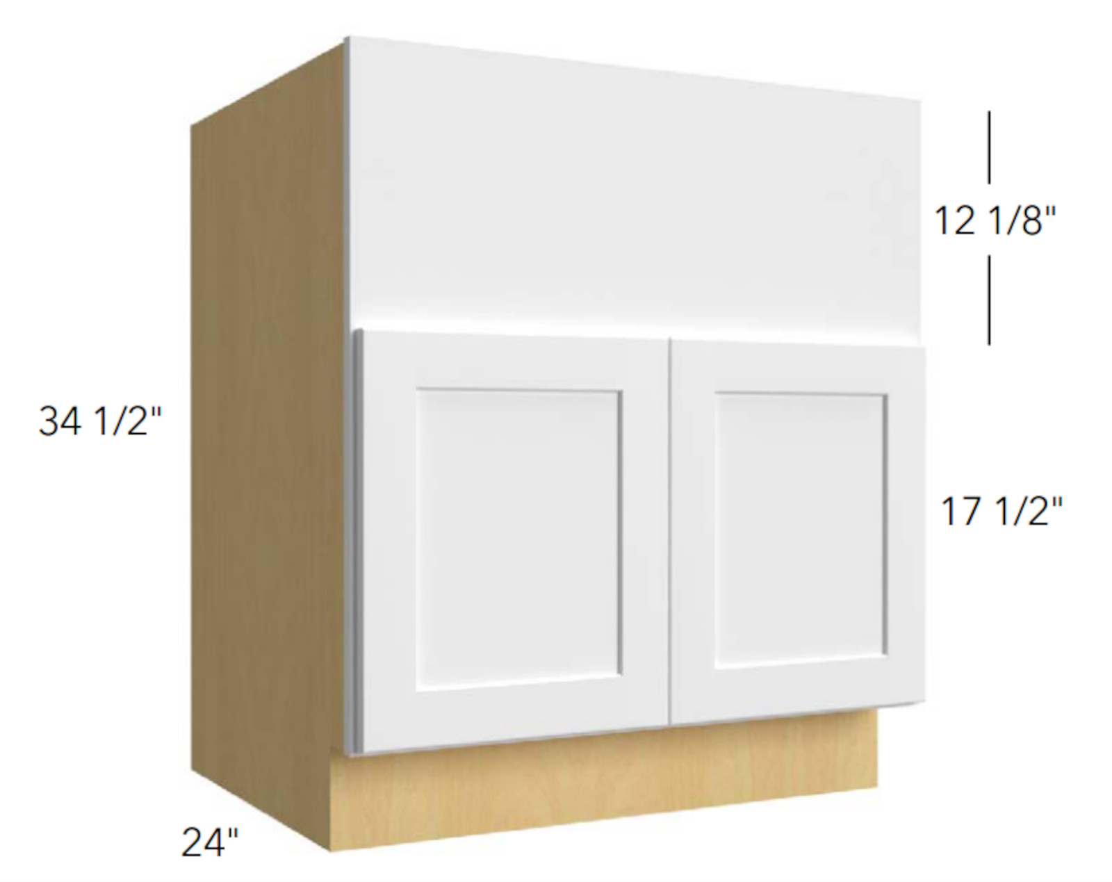 Fabuwood Allure Galaxy Truffle - Farm Sink Base Cabinets