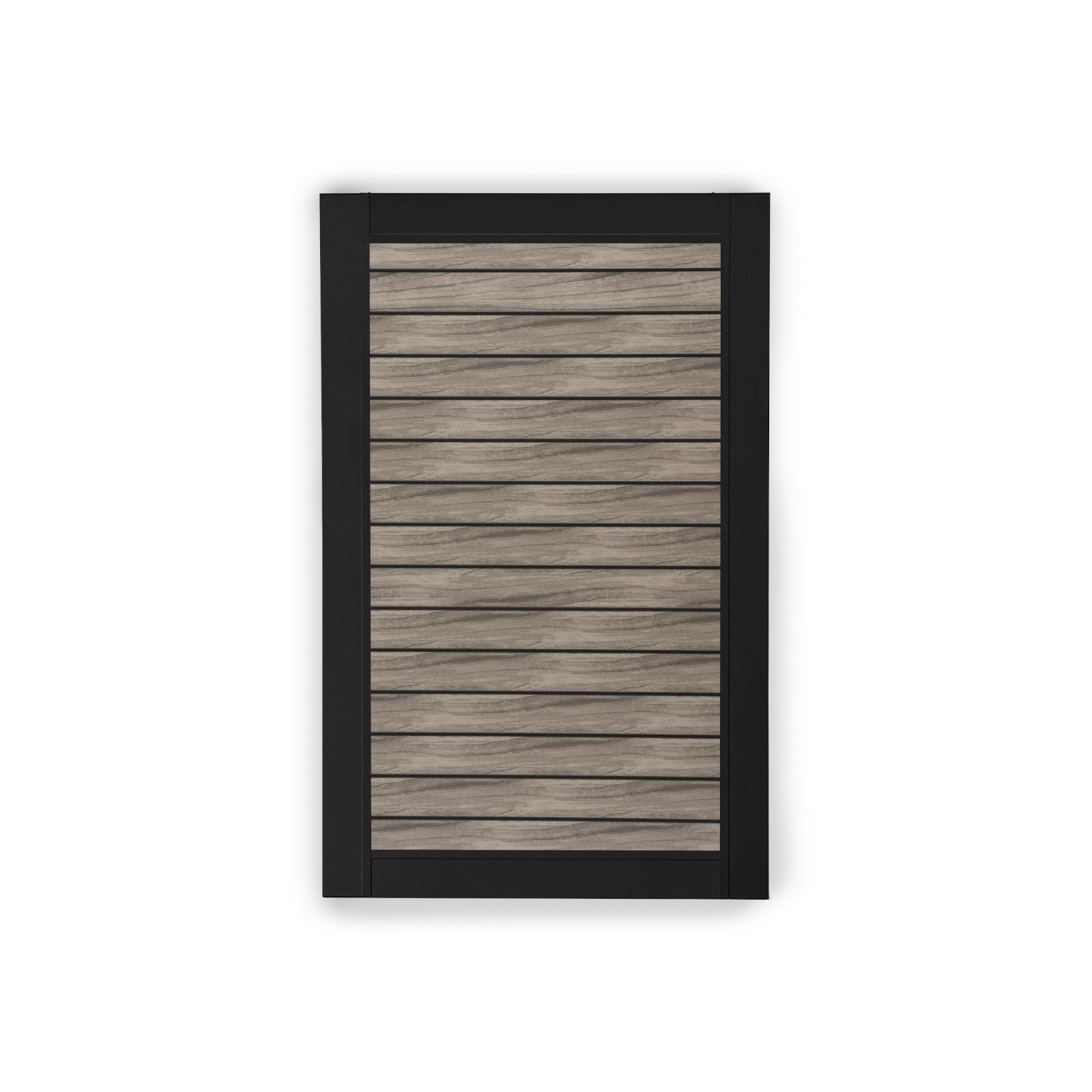 PrimeAlux Horizontal Privacy Plus Fence Gate - 6 foot High