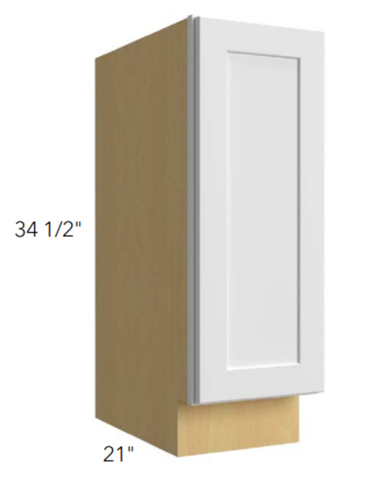Fabuwood Allure Galaxy Truffle - Full Height Vanity Cabinet