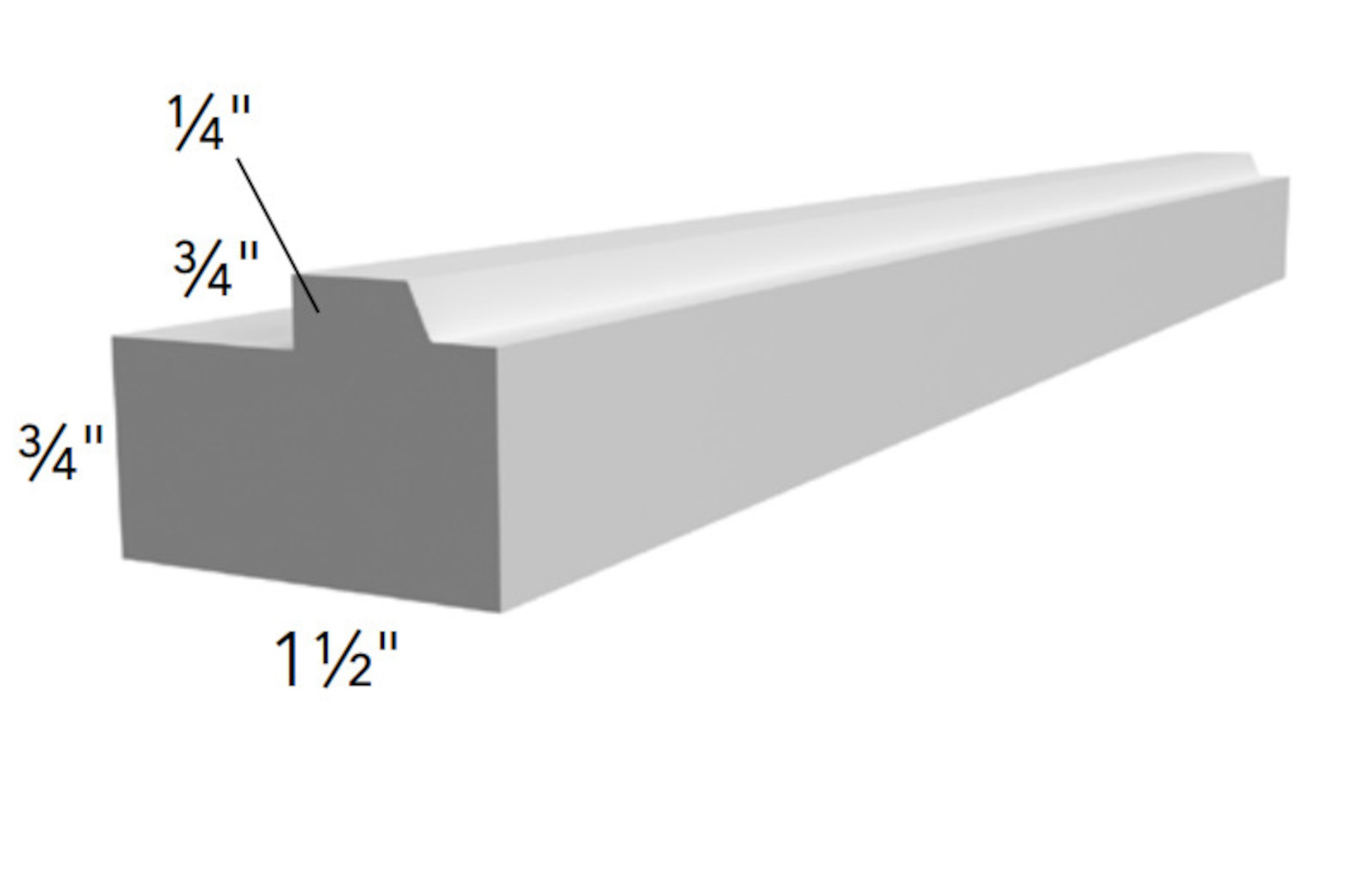 Fabuwood Galaxy Truffle Light Rail Molding