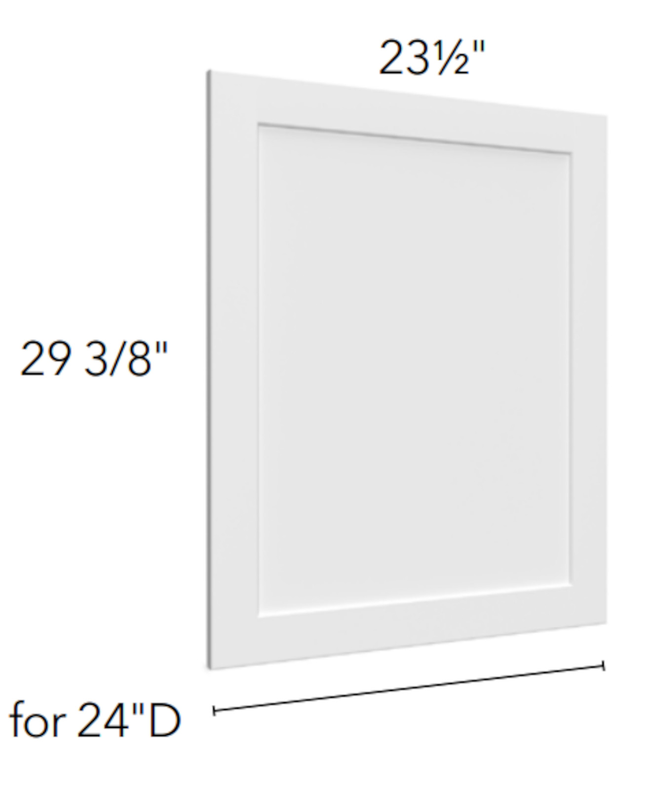 Fabuwood Galaxy Truffle Wainscot Base Panels