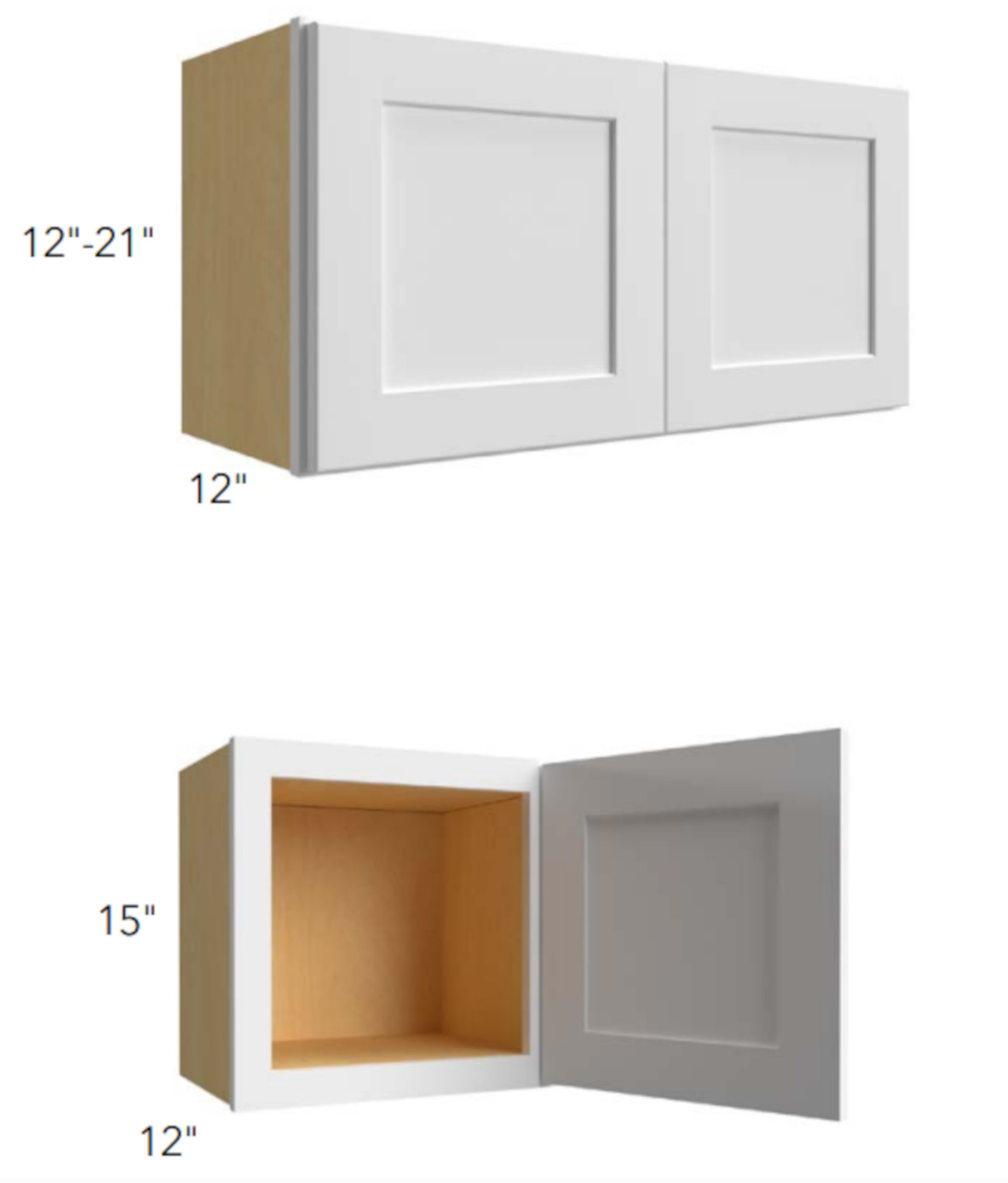 Fabuwood Allure Galaxy Biscuit - 12-21 inch High Wall Cabinets