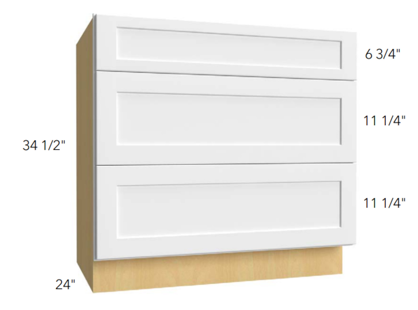 Fabuwood Allure Galaxy Biscuit - Base Cabinets With Drawers