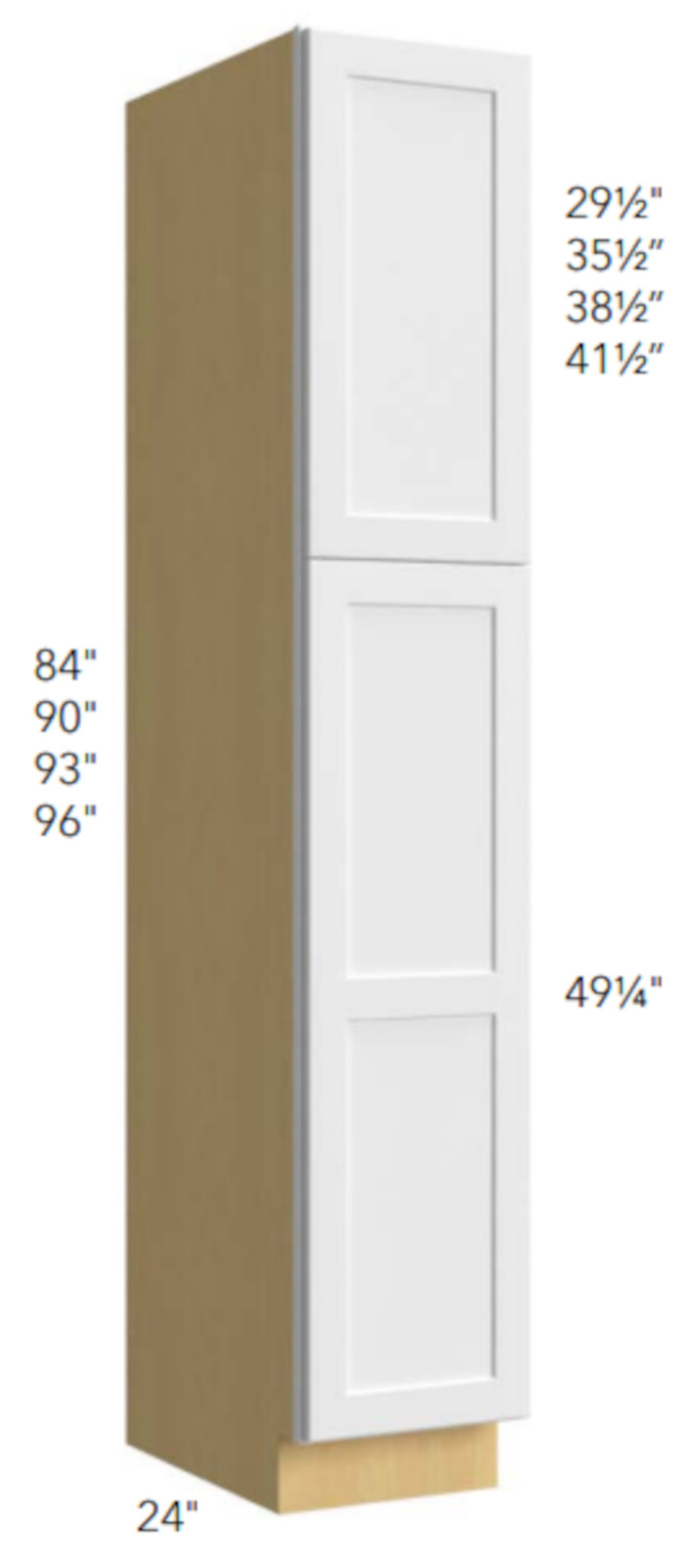 Fabuwood Allure Galaxy Biscuit - Pantry Cabinet