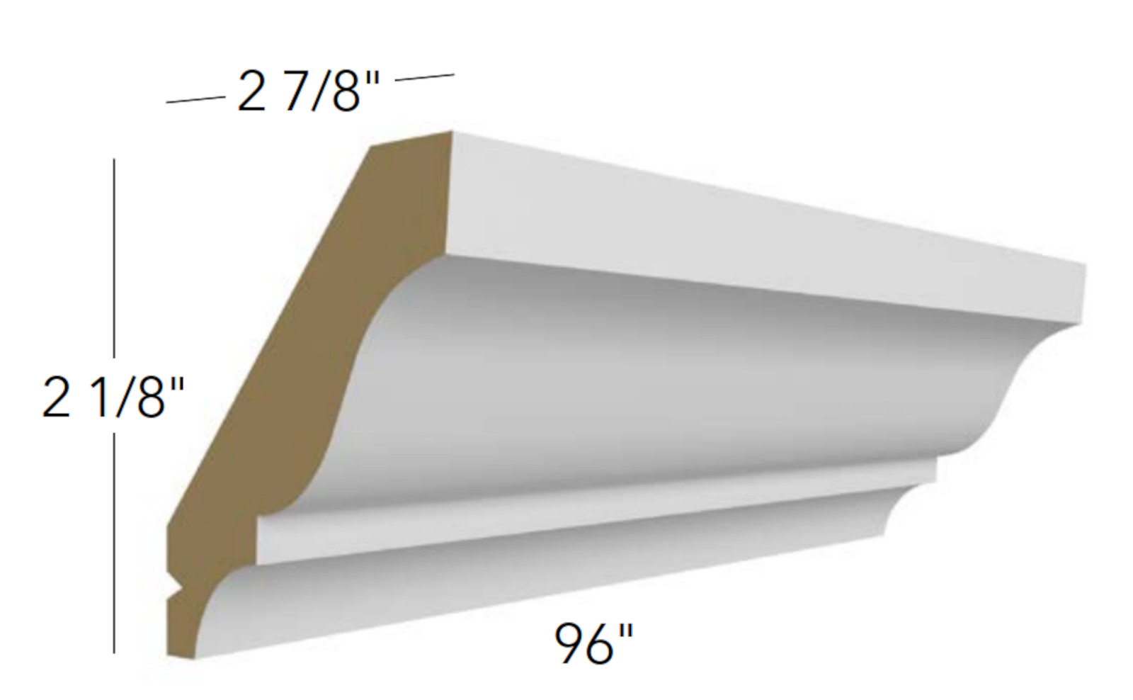 Fabuwood Allure Galaxy Biscuit Crown Molding