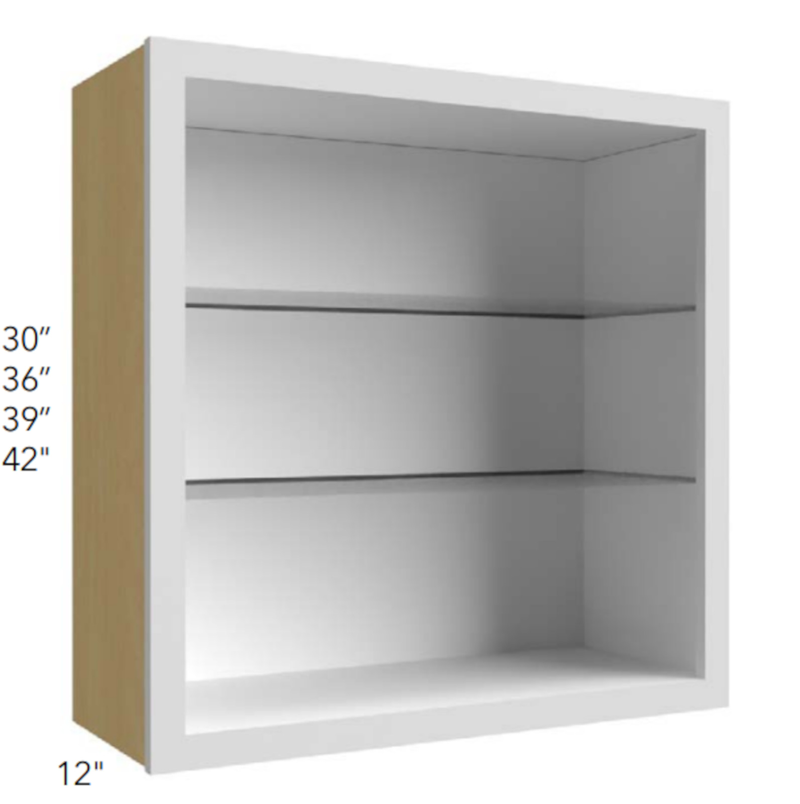 Fabuwood Allure Galaxy Forest Green - No Door Wall Cabinets