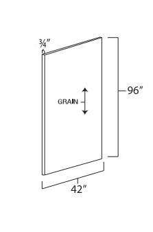 Everview Ready To Assemble White Shaker Plywood Edge Band