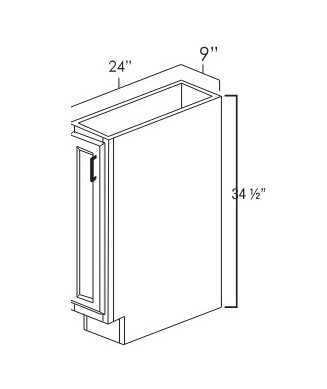 Everview Ready To Assemble White Shaker Full Height Door