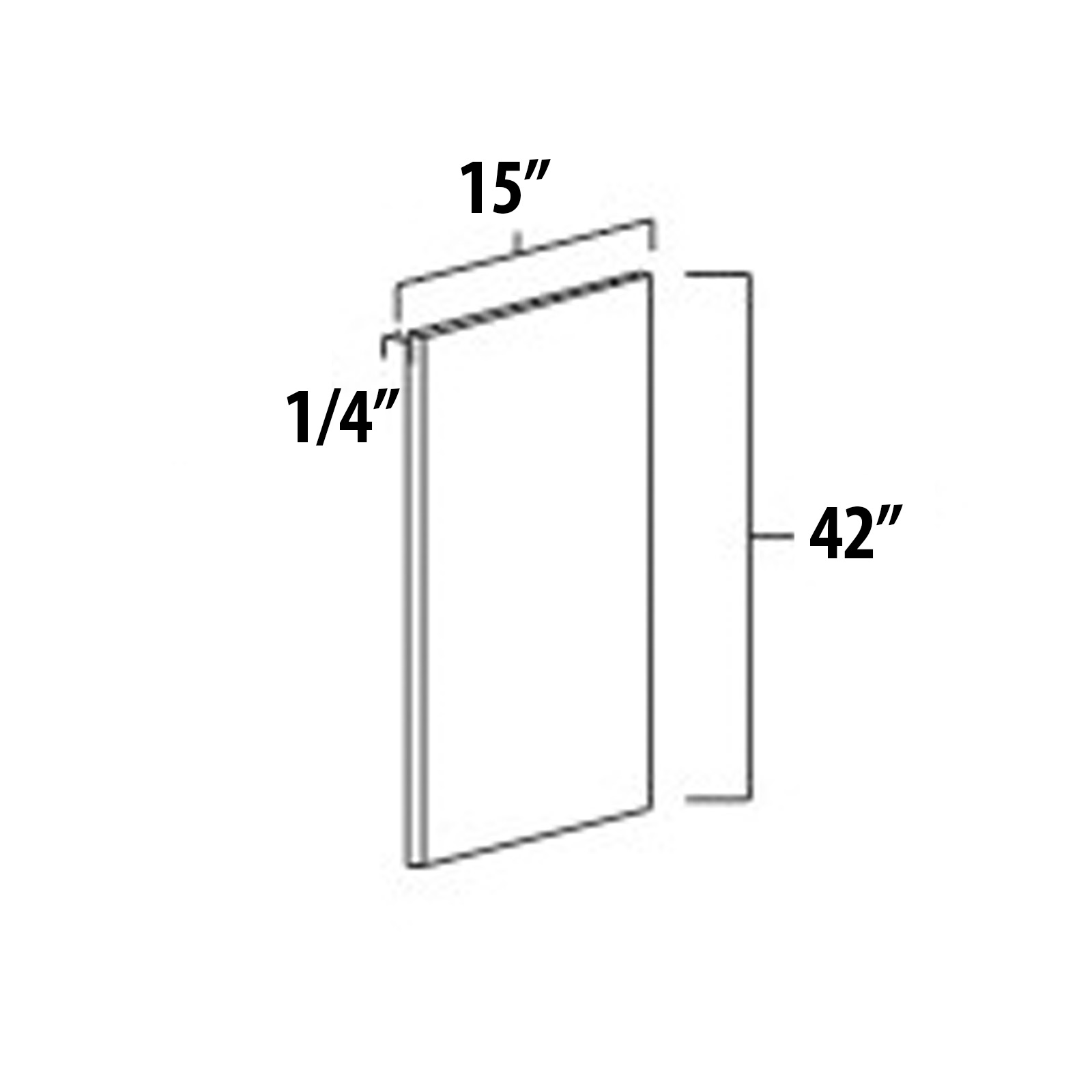 Everview Ready To Assemble White Shaker Wall Skin Panel