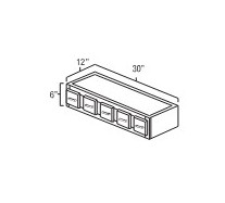 Everview Ready To Assemble White Shaker Wall Spice Cabinet