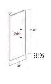 Everview Ready To Assemble Platinum Shaker Island Panels