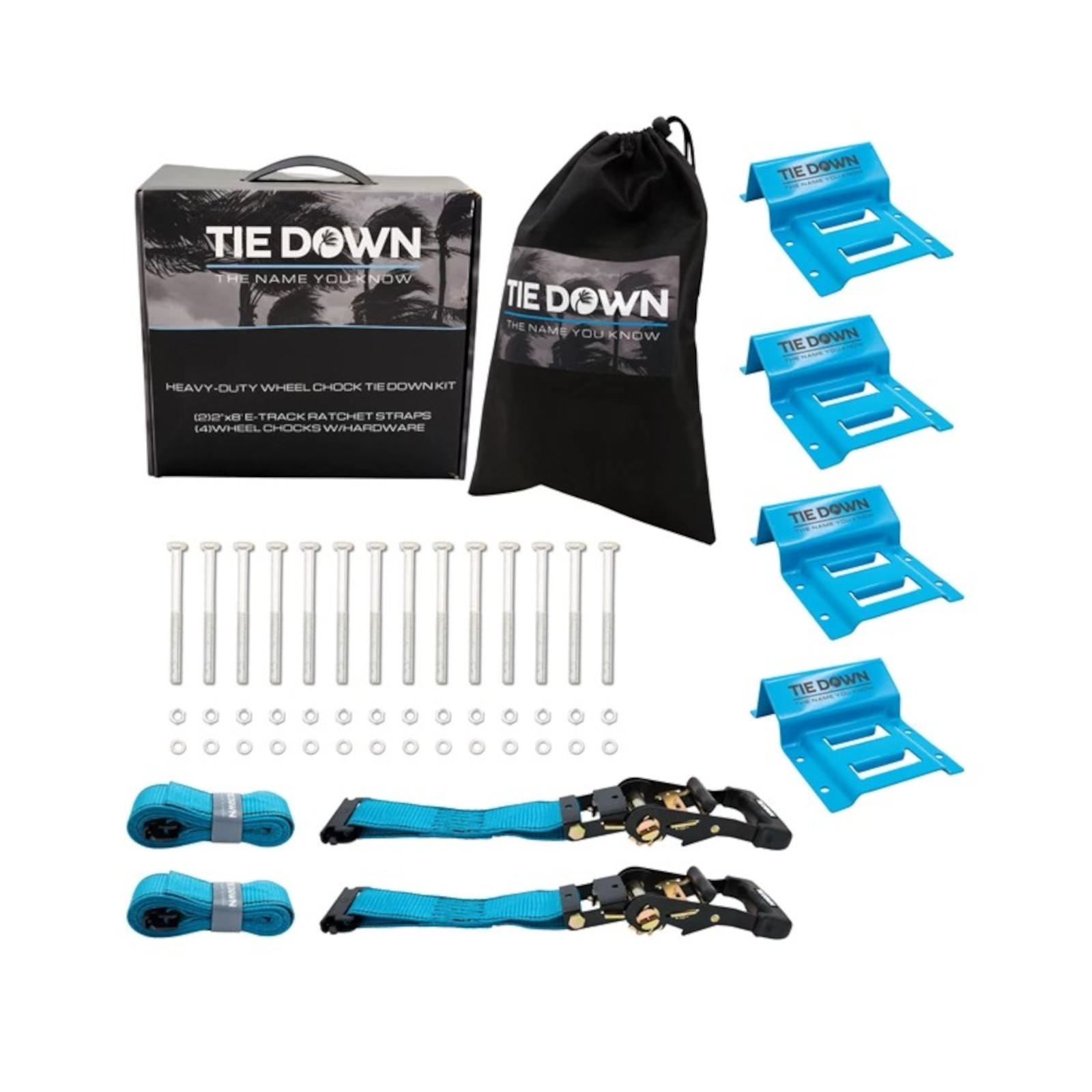 Tie Down Heavy-Duty Wheel Chock Kit