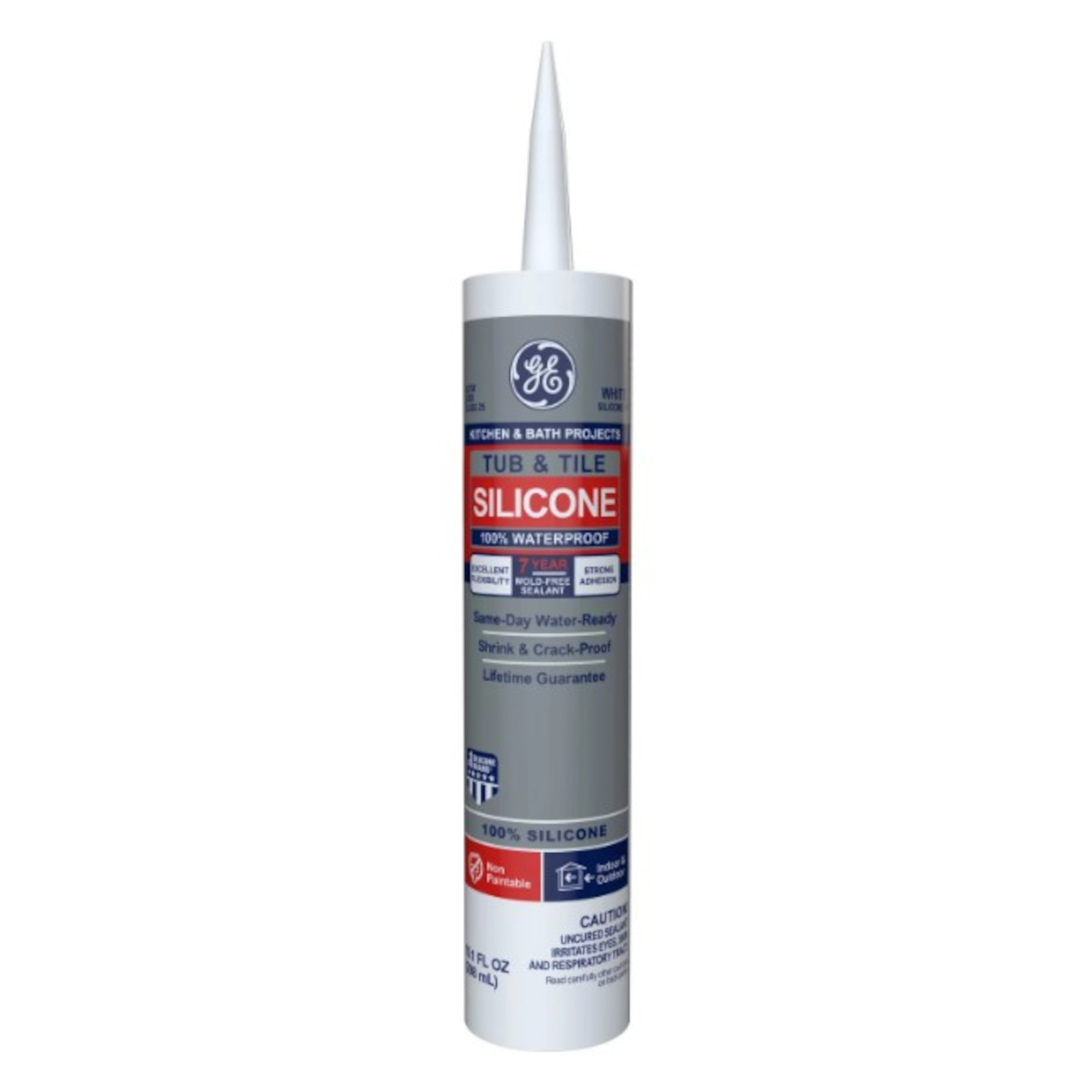 GE Silicone 1 Tub & Tile 100% Silicone Sealant