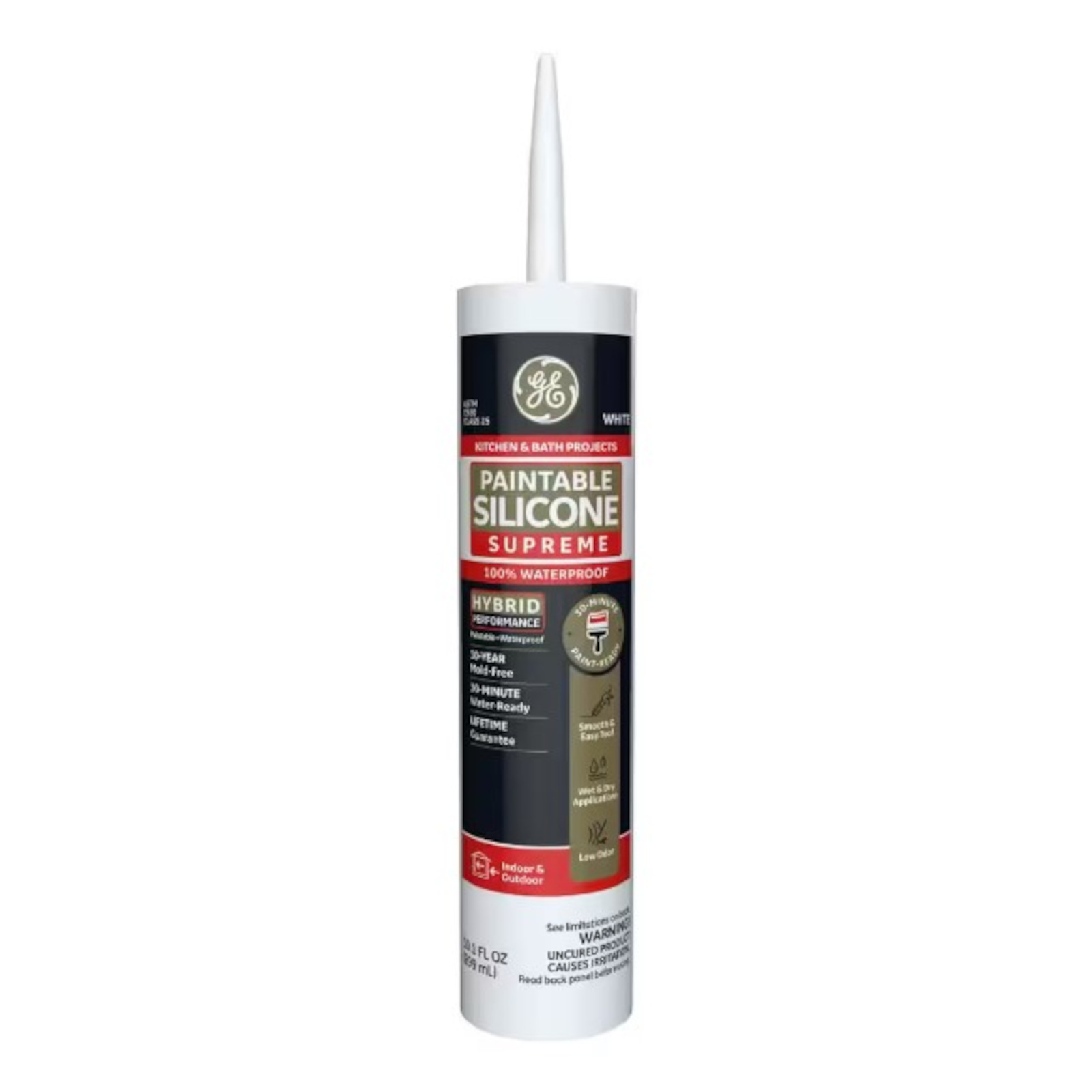 GE Supreme Paintable Kitchen & Bath Sealant