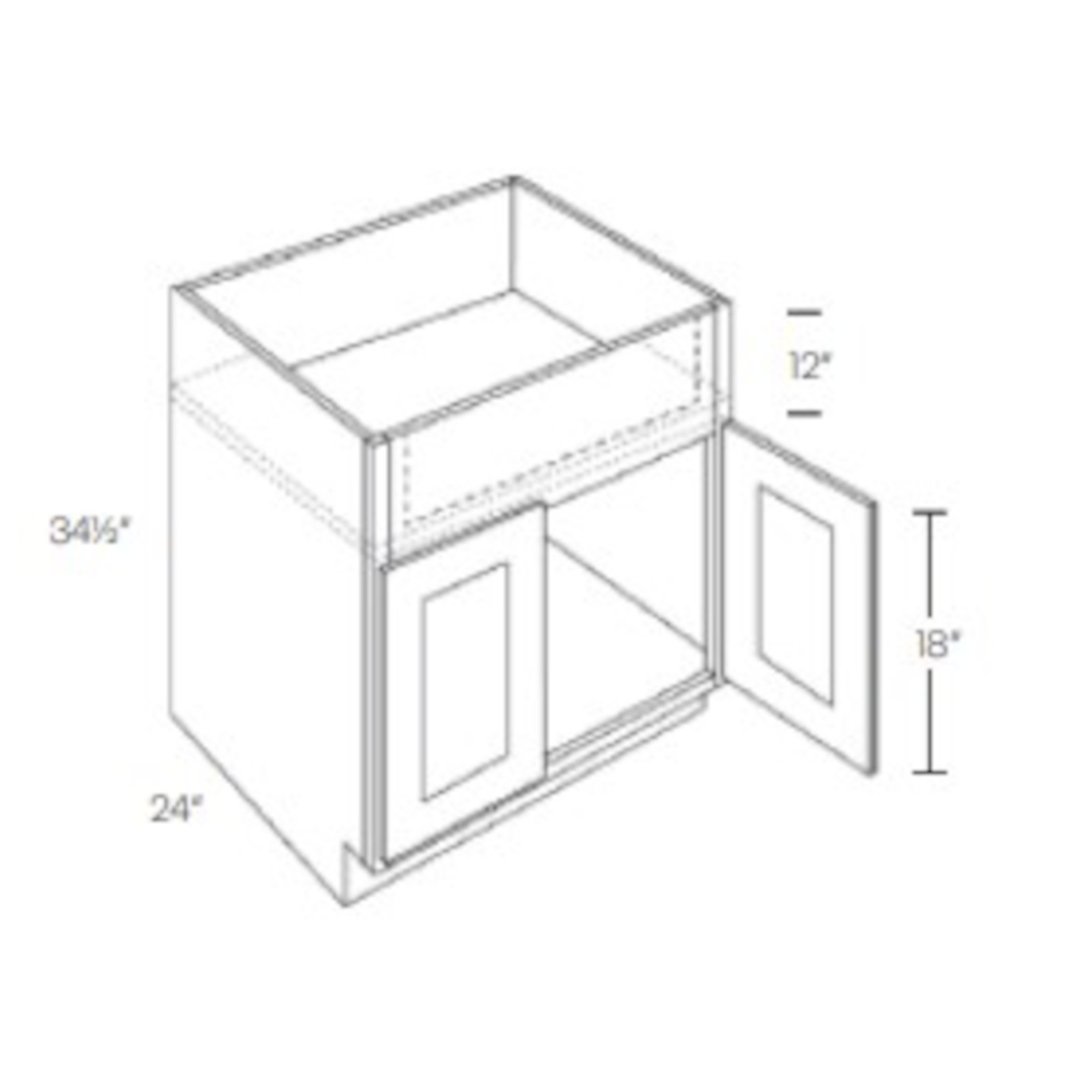 LUXOR HARVEST - FARM SINK BASE CABINET