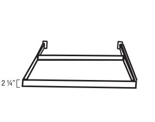 Everview RTA Aspen White - Roll Out Trays