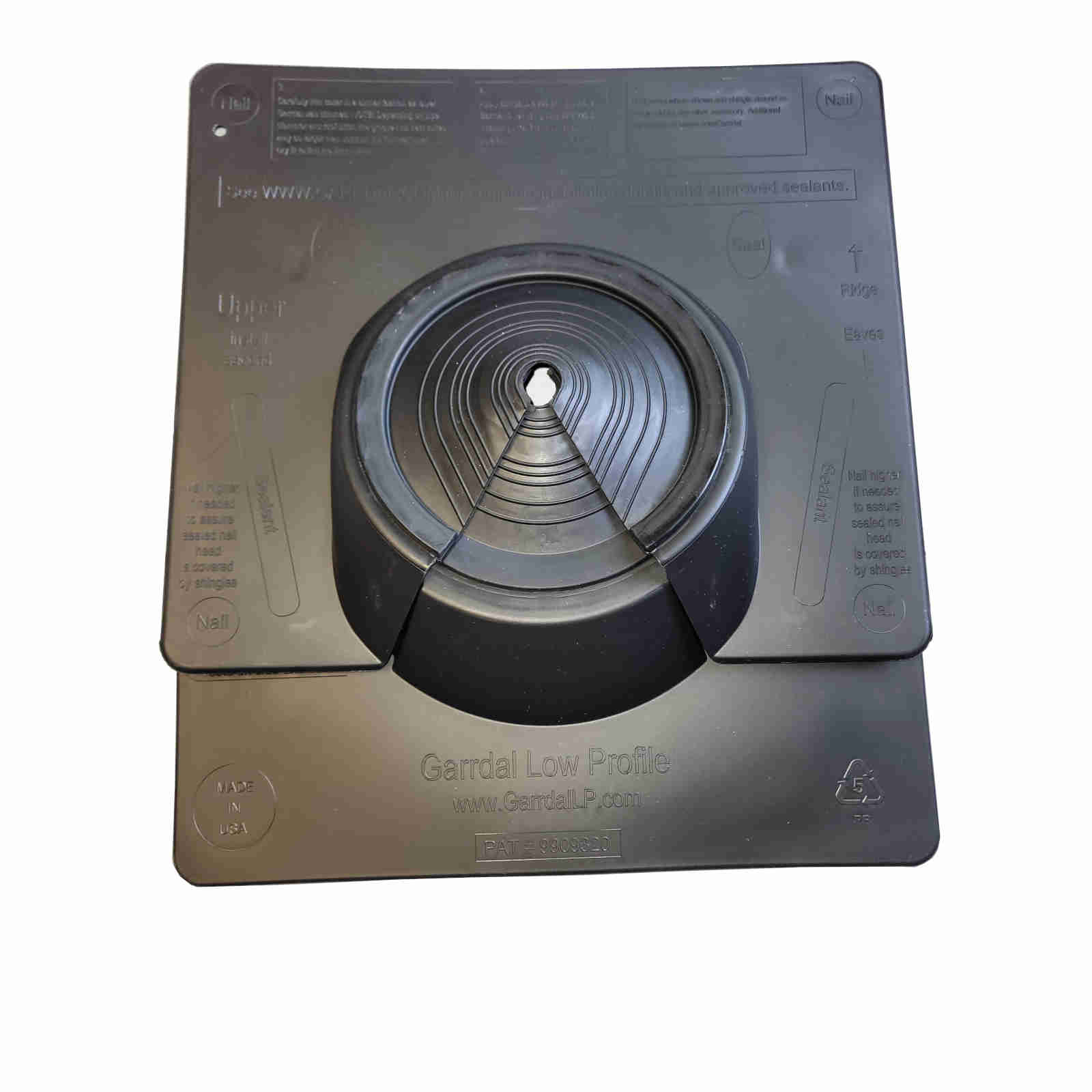 Garrdal 2 Piece Pipe Flashing Low Profile