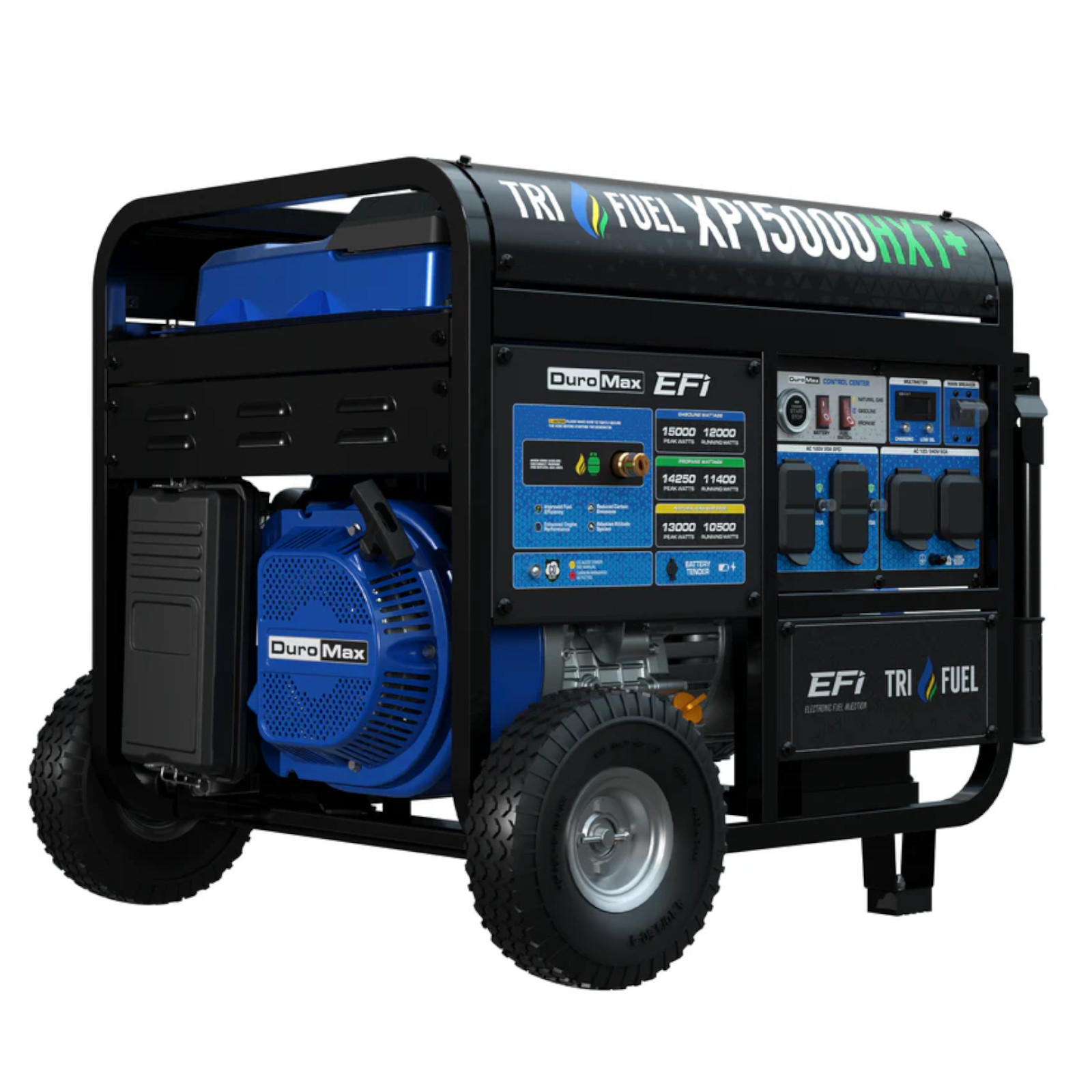 DuroMax XP15000HXT+ Electric Start Tri Fuel EFI Portable Generator