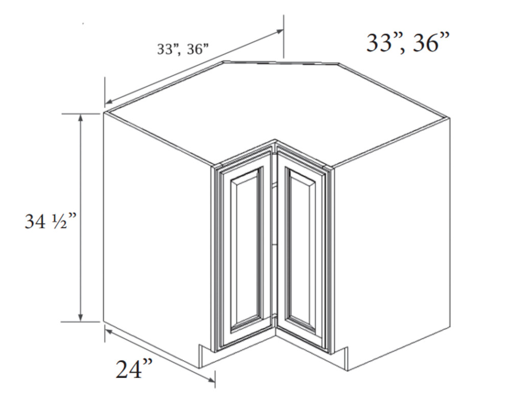 Everview RTA Florence Sage - Base Cabinet - Easy Reach