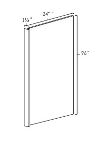 Everview RTA Cambridge Shaker - Refrigerator End Panel