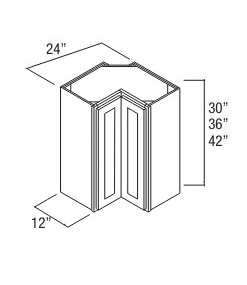 Everview RTA Cambridge Shaker - Wall Cabinet - Easy Reach