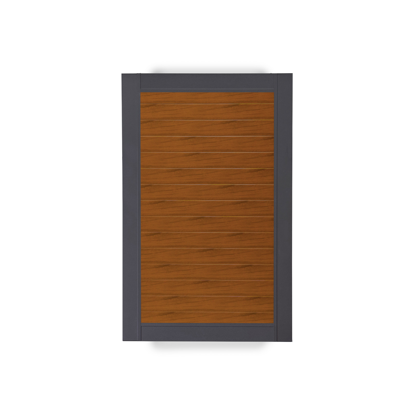 PrimeAlux Horizontal Privacy Fence Gate - 4 foot High