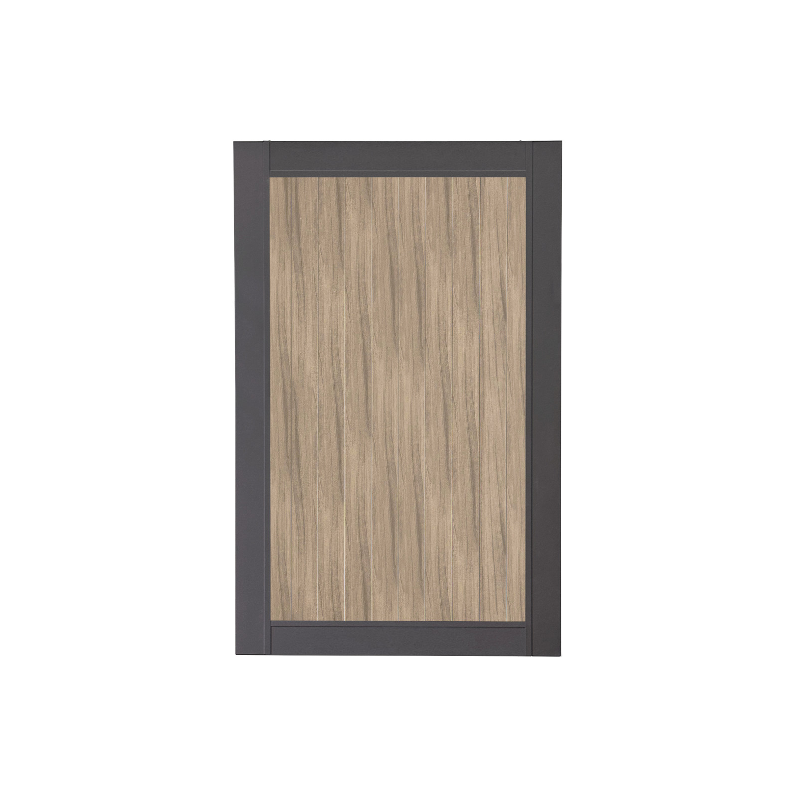PrimeAlux Vertical Privacy Fence Gate - 4 foot High