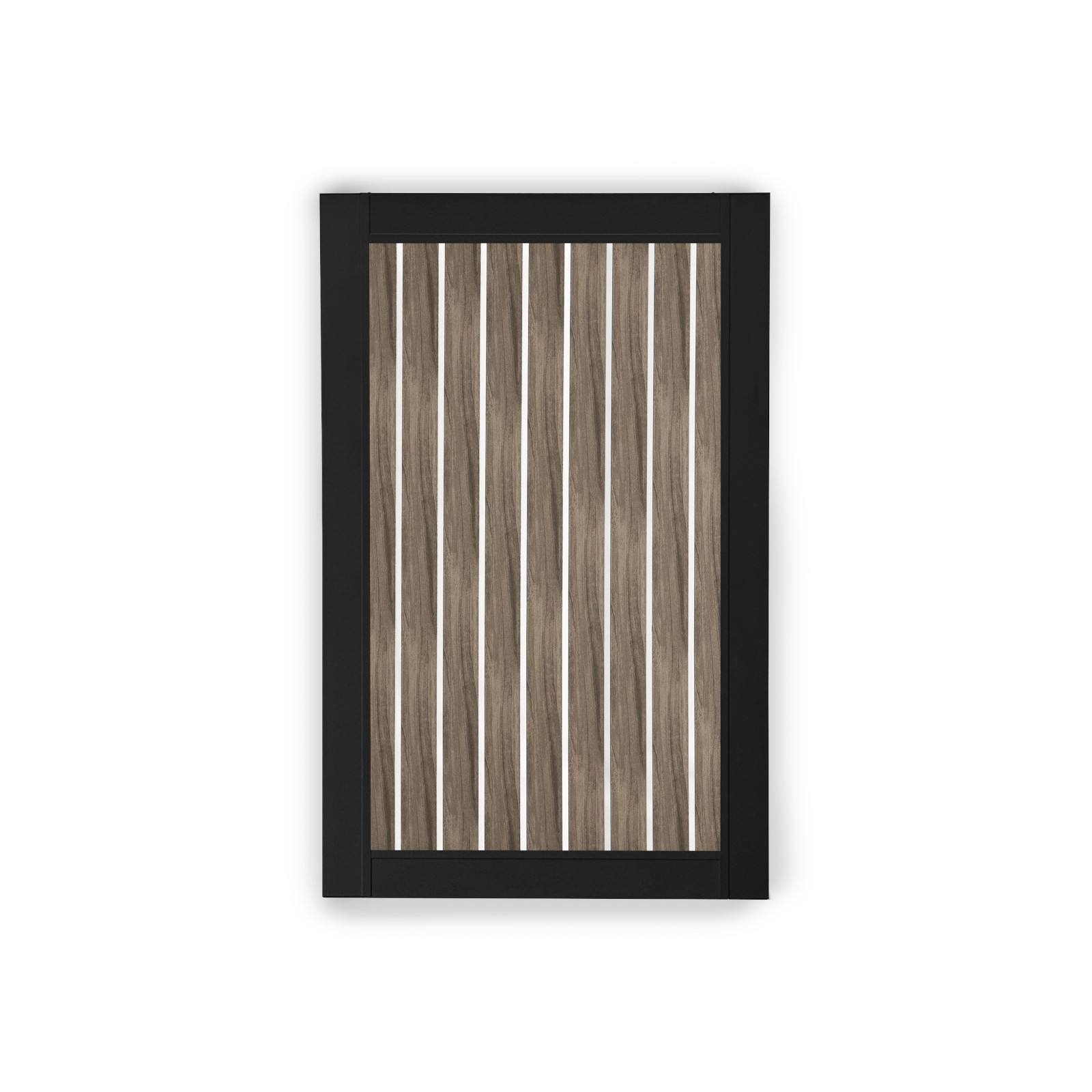 PrimeAlux Vertical Semi Privacy Fence Gate - 6 foot High