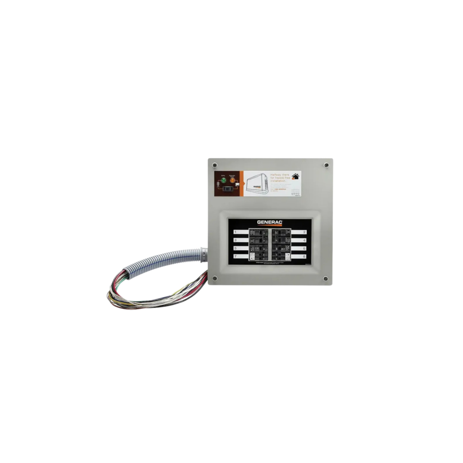 Generac 50 Amp HomeLink Pre-Wired Manual Transfer Switch