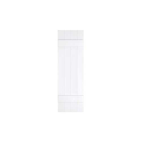 Mid America Custom Board -N- Batten Vinyl Shutter 14in. 4 Board Joined