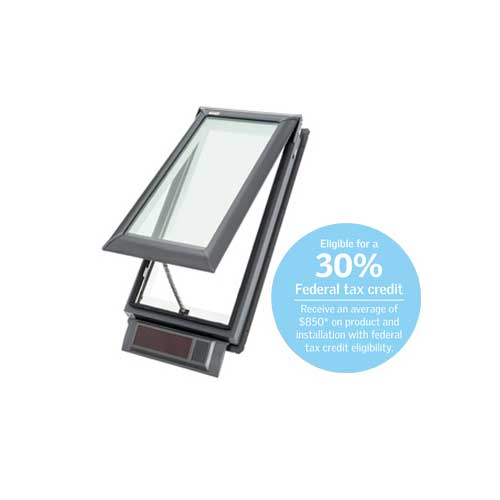 Velux VSS Deck Mount Venting Solar Powered Skylight