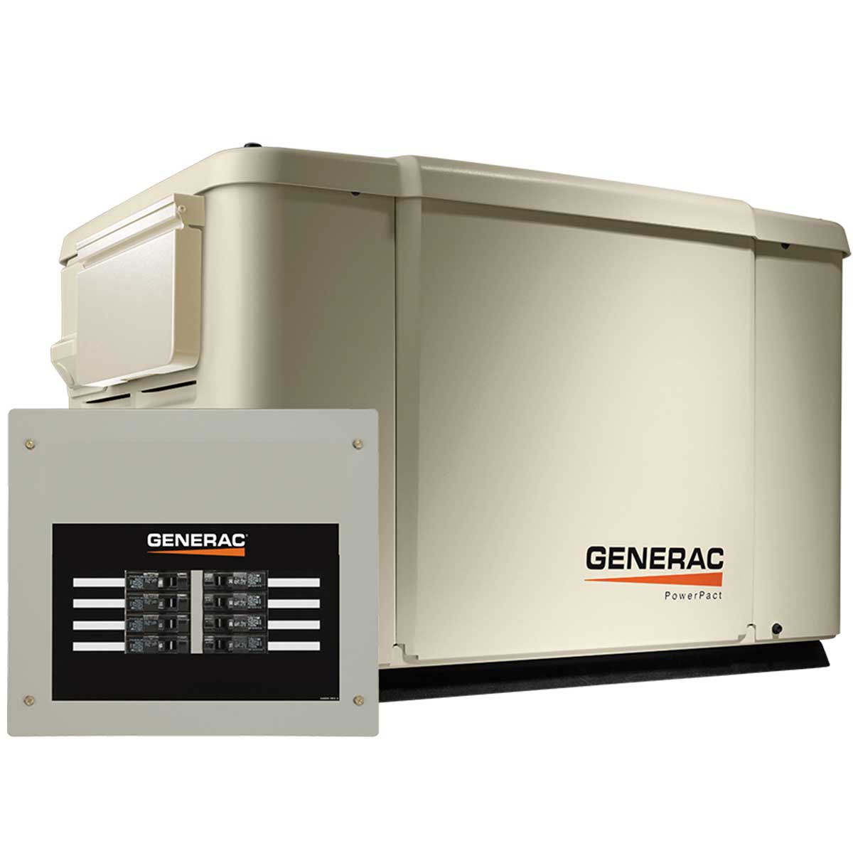 Generac 7.5kW AirCooled Standby Generator 8 Circuit LC