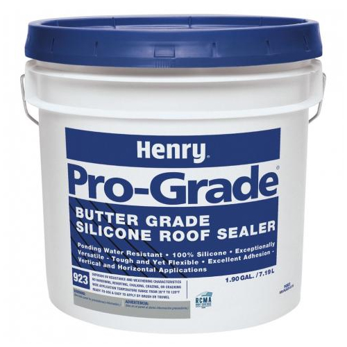 Henry Pro Grade 923 Butter Grade Silicone Roof Sealer