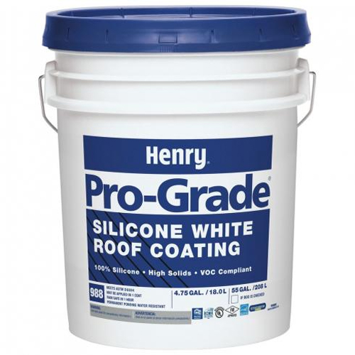 Henry Pro Grade 988 Silicone White Roof Coating
