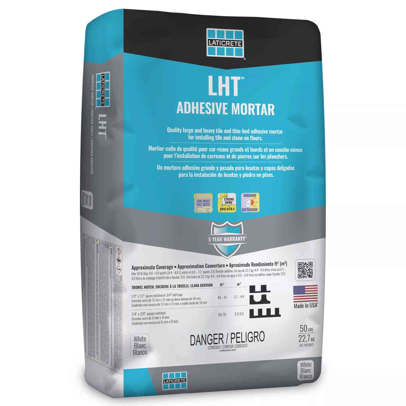 Laticrete LHT Large Heavy Tile Mortar (50 Pound Bag)