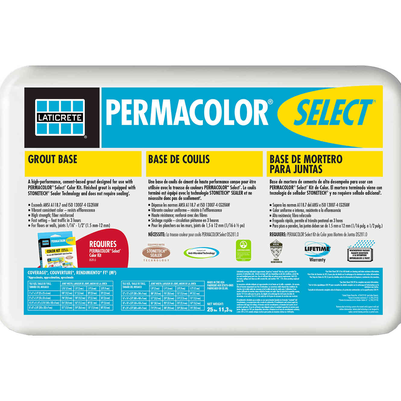 Laticrete Permacolor Select Grout Base (12.5 Pound Bag)