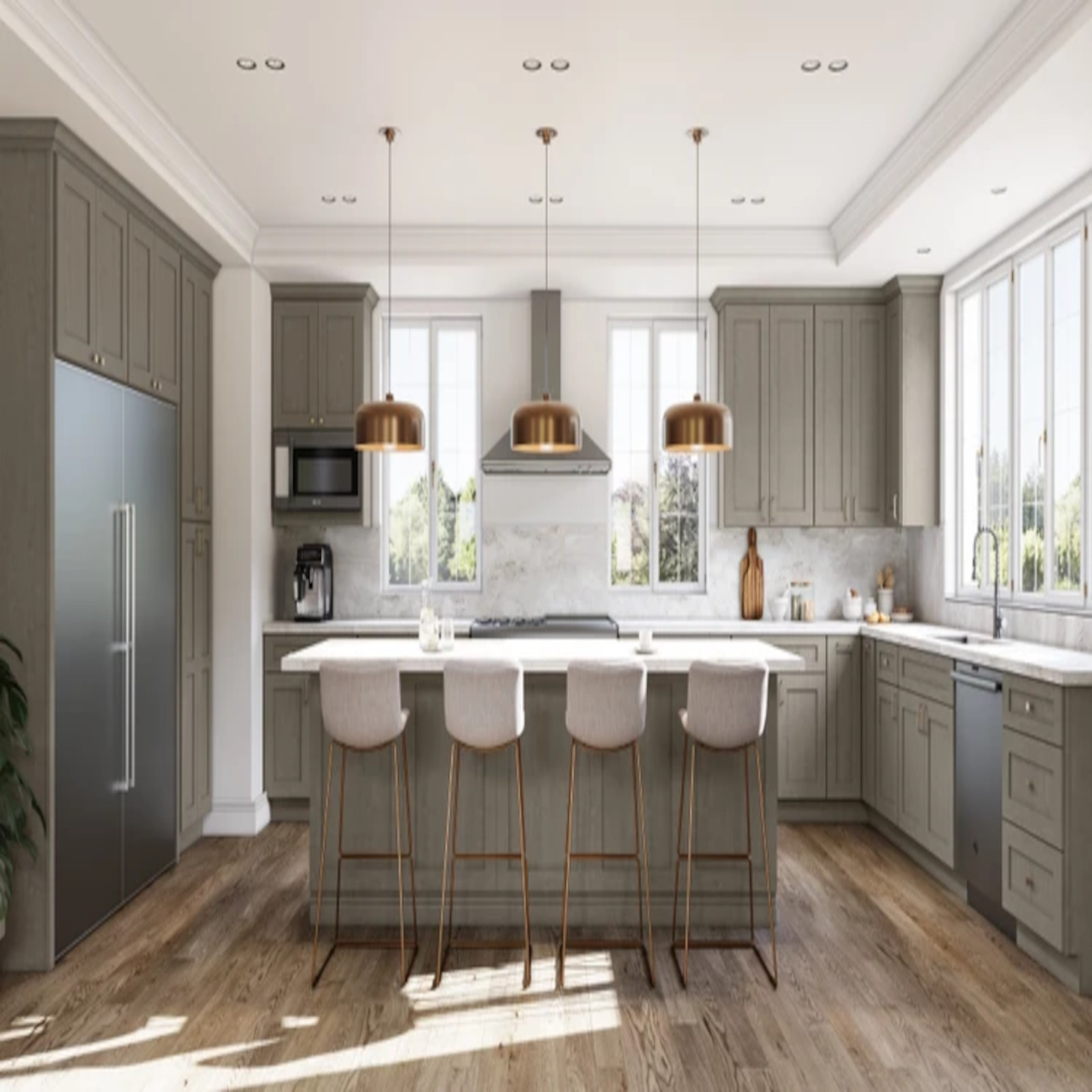 Fabuwood Allure Galaxy Cabinets 10x10 Kitchen
