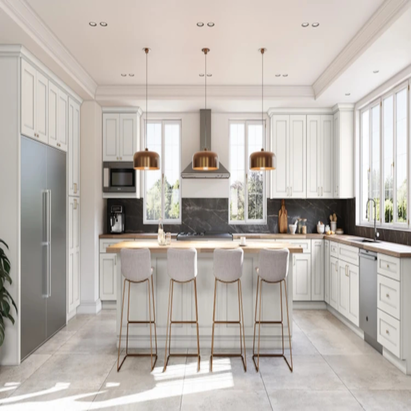 Fabuwood Allure Galaxy Cabinets 10x10 Kitchen