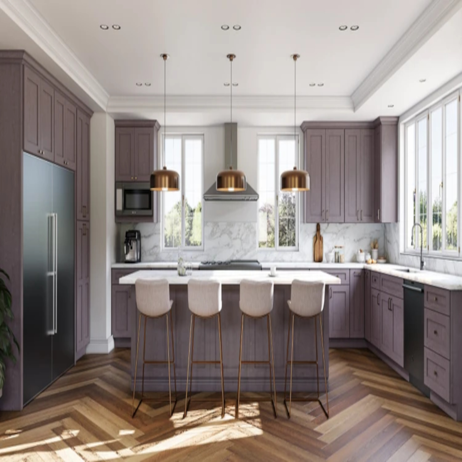 Fabuwood Allure Galaxy Cabinets 10x10 Kitchen