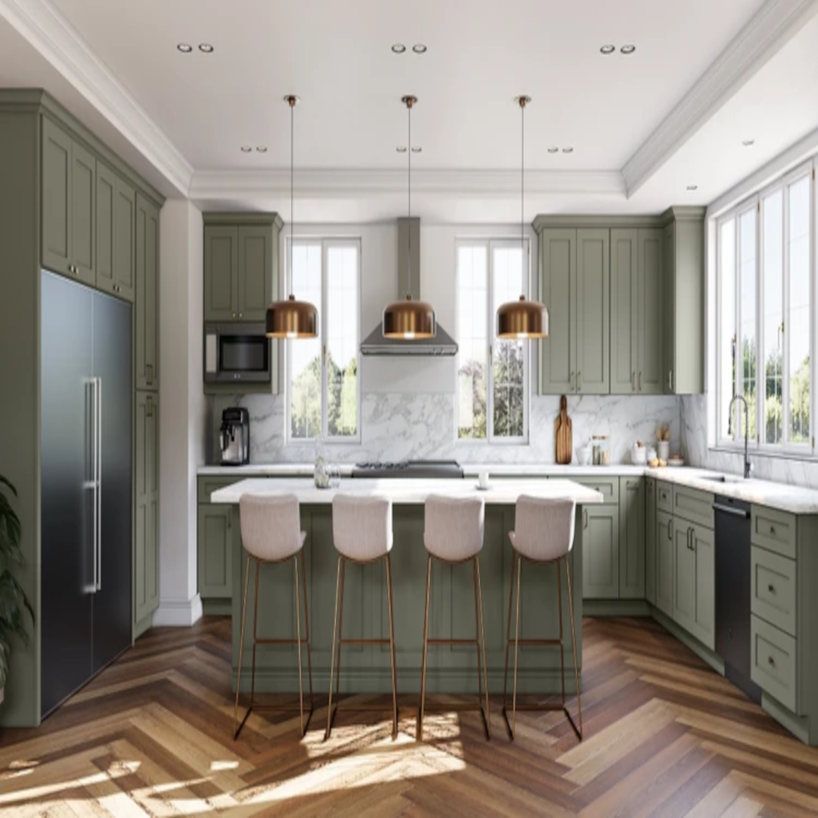 Fabuwood Allure Galaxy Cabinets 10x10 Kitchen