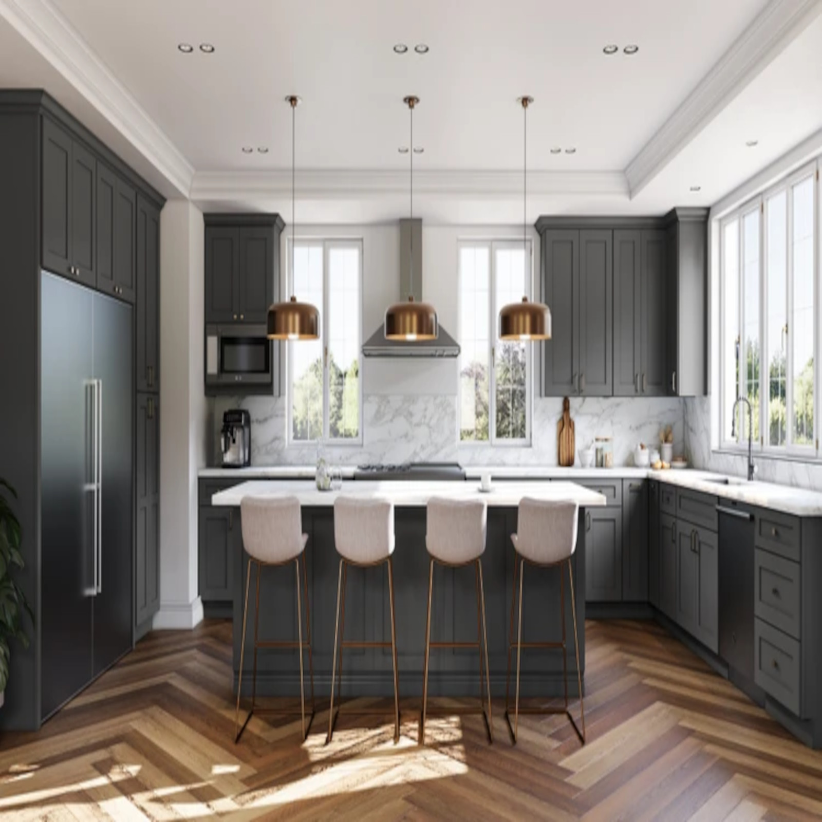 Fabuwood Allure Galaxy Cabinets 10x10 Kitchen
