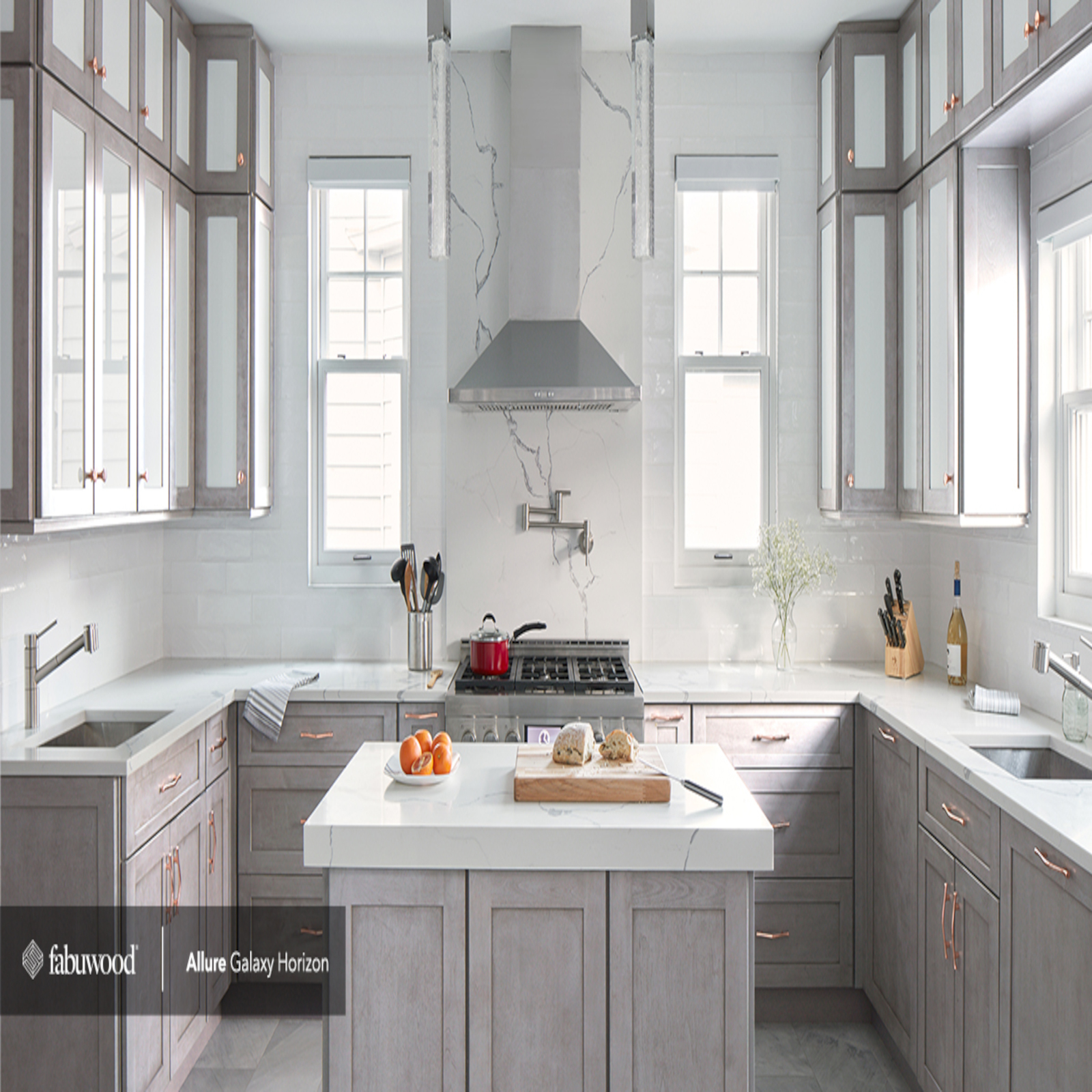 Fabuwood Allure Galaxy Cabinets 10x10 Kitchen
