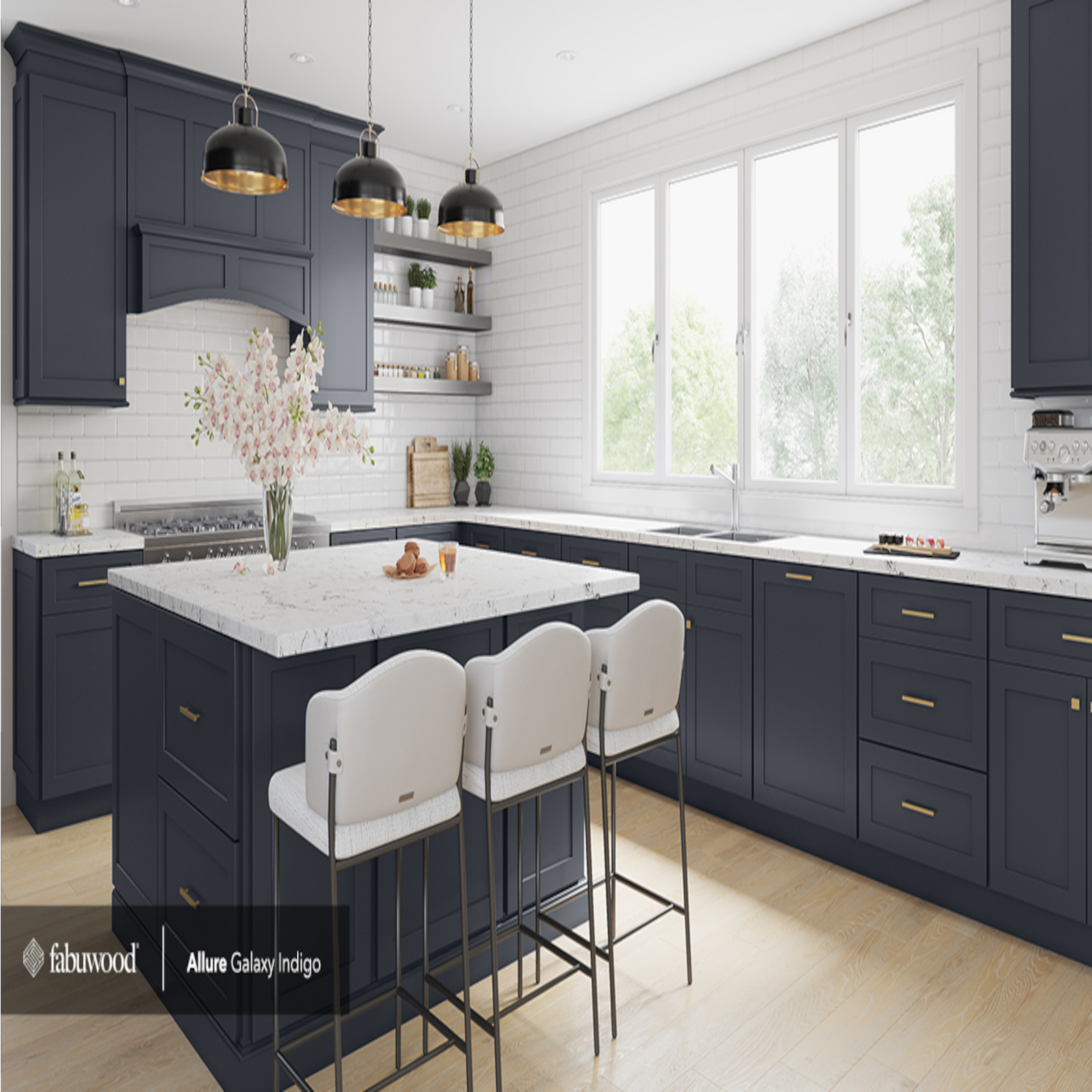 Fabuwood Allure Galaxy Cabinets 10x10 Kitchen
