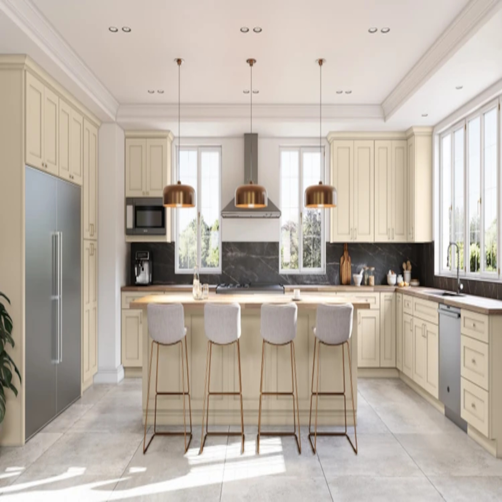 Fabuwood Allure Galaxy Cabinets 10x10 Kitchen